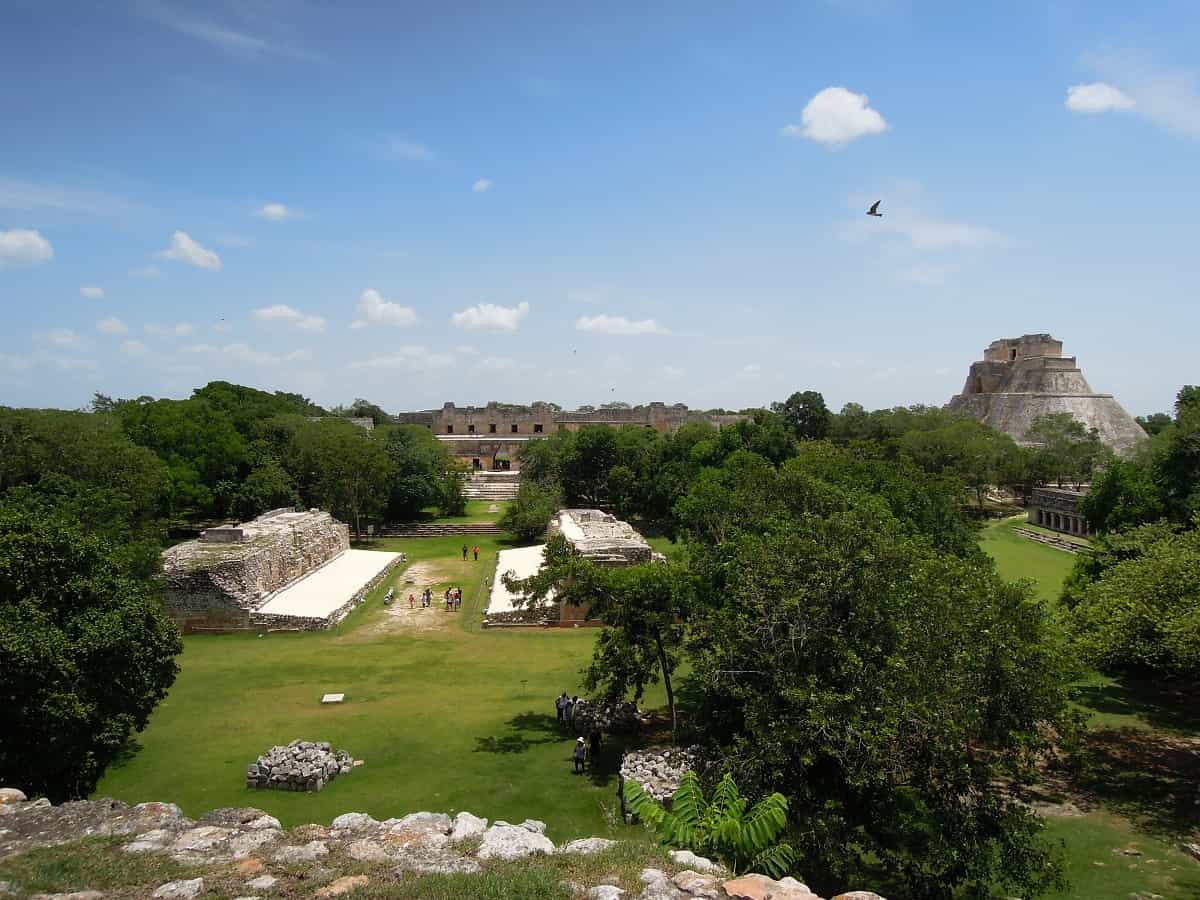 Vue panoramique site uxmal