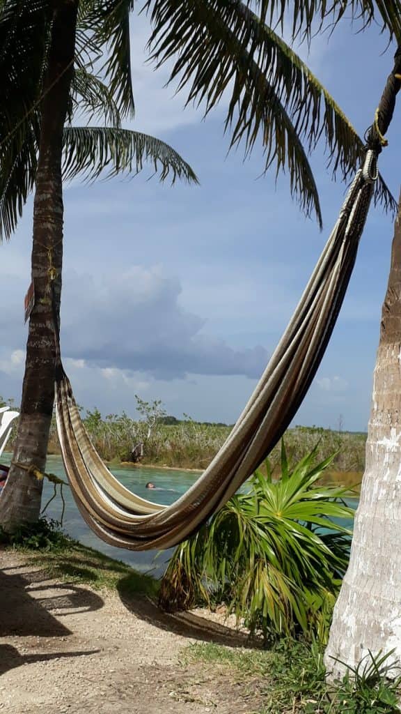 Hamac à Los Rapidos Bacalar
