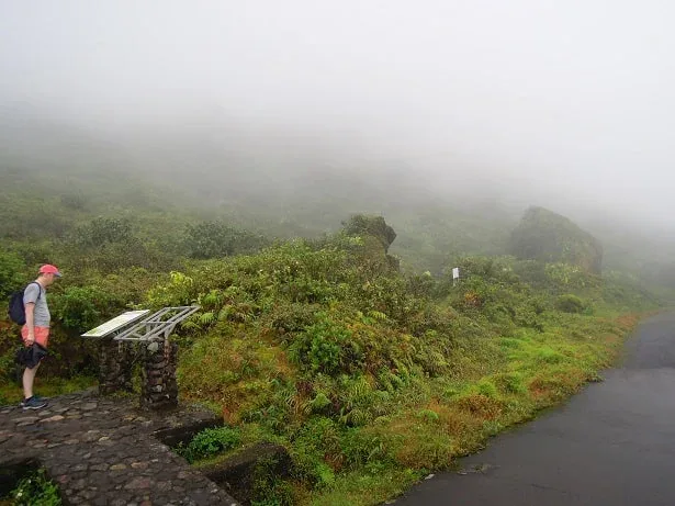 Chemin de randonnée de la Soufrière